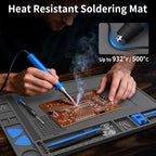 STREBITO Soldering Mat Electronics Repair Mat, Solder Pad Heat Resistant 932°F - Image 3
