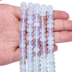 Songxi 5x8mm Natural Opal Stone Rondelle Beads, Gemstone by SongXi