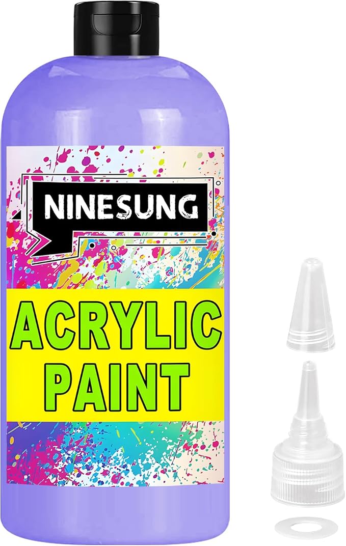 Purple Acrylic Paint by NINESUNG