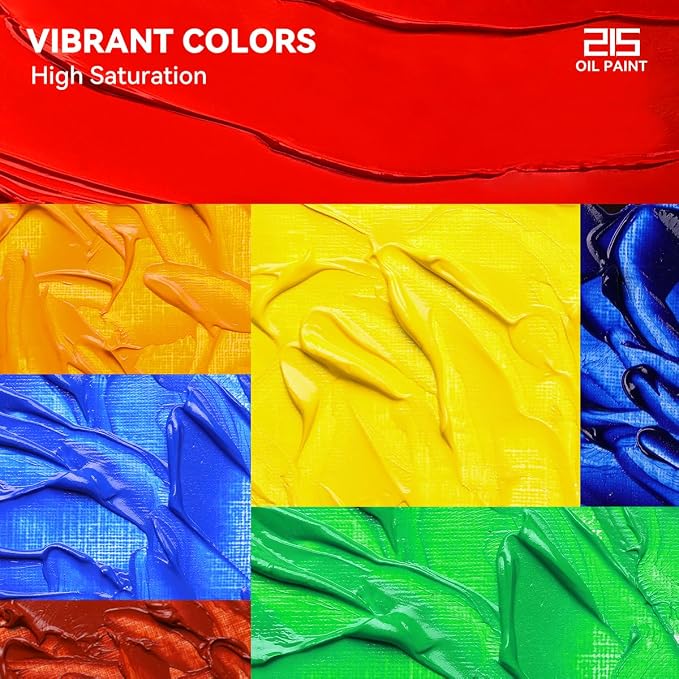 Paul Rubens Oil Paint, 10 Basic Colors*170 ml LargeTubes, Professional Oil - Image 2
