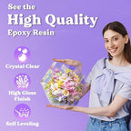 LET'S RESIN 1/2 Gallon Epoxy Resin, Crystal Clear Resin Epoxy Kit - Image 2