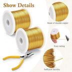 Mudder 1 Roll Gold 18 Gauge Wire - Image 3