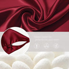 Silk Pillowcase for Hair and Skin Mulberry Silk Pillowcase Soft Breathable - Image 7