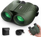 20X25 Small Binoculars for Adults and Kids, Large Eyepiece Binoculars for Bird by DRANBOL