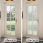 VELIMAX Reeded Glass Privacy Film, Frosted Window Vinyl, 3D Decorative Window - Image 4
