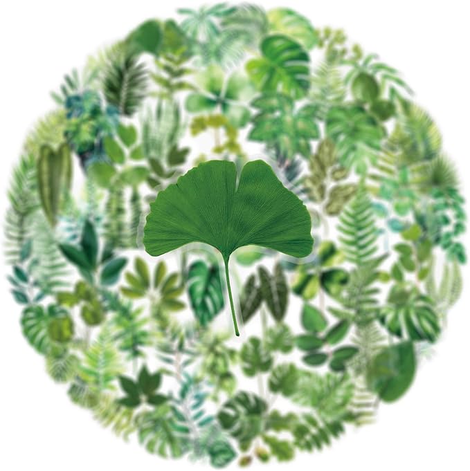 Transparent Flora Leaf Scrapbook Stickers Plant Leaf Stickers | Transparent & - Image 4
