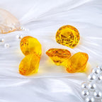 Niceup 26PCS Orange Fake Diamonds Big Gem Toys, 1.5in Pool Diving Gems Acrylic - Image 2