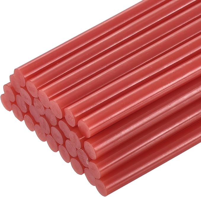uxcell 30pcs 7mm x 200mm Full Size Hot Glue Gun Sticks 8-inch x 0.27-inch High by uxcell