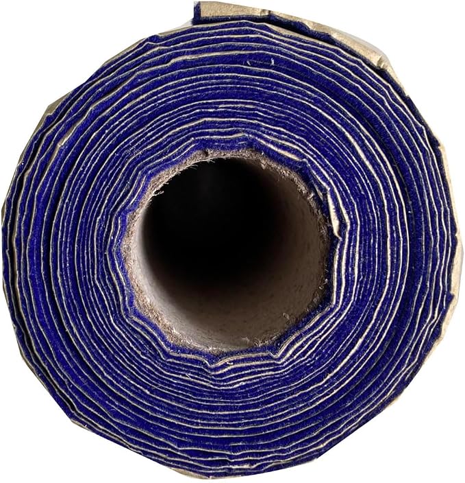 Adhesive Blue Velvet Felt Fabric Liner - Image 3