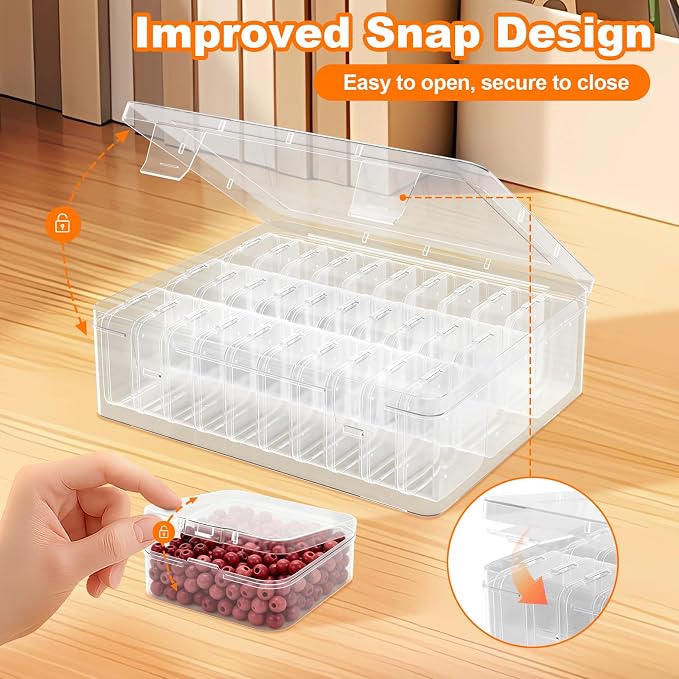 Bead Organizer Box, Craft Storage Box - Image 5