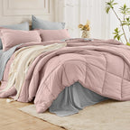 JOLLYVOGUE Full Comforter Set, Ultra-Soft Bed in a Bag Full Size 7 Pieces - Image 8