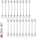 20 pcs Beadable Keychain Bar, DIY Blank Keychain Bar Detachable Key Chain by Unknown