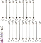 20 pcs Beadable Keychain Bar, DIY Blank Keychain Bar Detachable Key Chain by Unknown