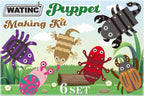 WATINC 6Pcs Hand Puppet Making Kit, Art Craft Felt Sock Puppet Toys, Creative - Image 7