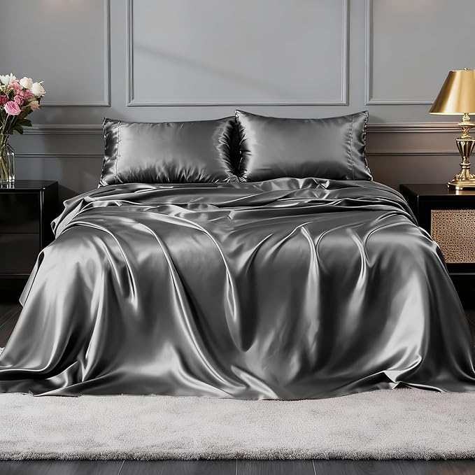 FreshCulture Satin Sheets King Size - Image 2