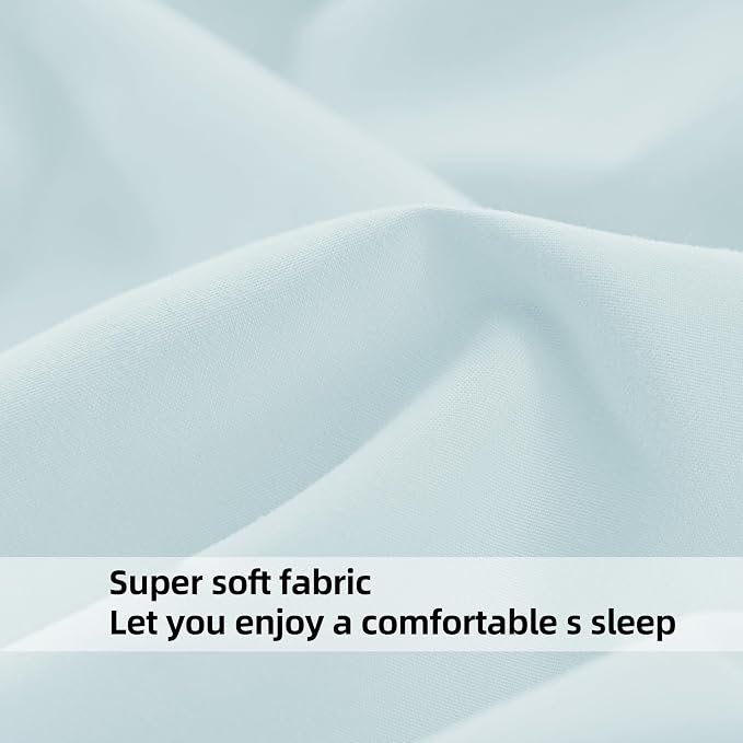 HBHLFZ Queen Fitted Sheet Only, Soft Breathable Bottom Sheet - Image 4