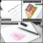 Brusarth Extra Fine Point Writing Pens: 3 Pack, Design - Image 2