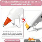 Hot Glue Gun Kit with 30 Glue Sticks, 20W Mini Glue Gun Set | Fast Preheating - Image 2