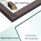 RPJC 4x6 Picture Frames Made of Solid Wood and High Definition Glass - Image 7