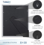 Icona Bay 8x10 Picture Frames, 6 Pack, Contemporary, Inspirations | These Icona - Image 4