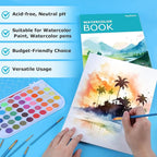 Hapikalor 11"x14" Watercolor Paper Pad, 140lb/300gsm Artist Painting Drawing - Image 3