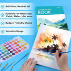 Hapikalor 18"x24" Large Watercolor Paper Pad, Art Supplies - Image 3