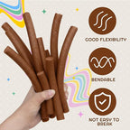 Frienda 5/8 Inch x 40 Ft Brown Foam Noodles - Image 3