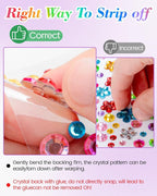 3062Pcs Gem Stickers-Self-Adhesive Face Jewelry Stickers, Acrylic Gems DIY - Image 3