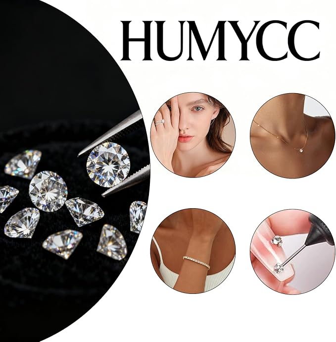 Cubic Zirconia Gemstones - 1mm 1000pcs crystal dimond Bulk Round Machine-Cut - Image 4
