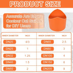 10 Pack Pipe Saddle Template, Precision Pipe Saddle Template Cutting Guide - Image 2