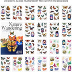 Transparent Butterflies Fairy Sticker Book - Image 2