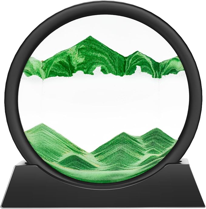 Wai Danie Moving Sand Art Picture 3D Hourglass Deep Sea Sandscape Liquid Motion by WaiDanie