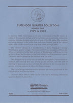 Whitman US Washington Statehood Quarter Coin Folder Volume 1 1999 – 2001 P & D - Image 6