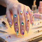 100PCS 18x9mm Large AB Colorful Rhinestones Jewels Gems - Image 2