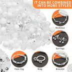 Rired 27 900pcs Snow White Beads - Image 3