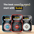 Scotch-Mount Indoor Double-Sided Mounting White Tape, 1 in x 125 in, Features - Image 9