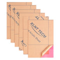 6 PCS Transparent Pink Cast Acrylic Sheets 8" x 12" x 0.118", Plexiglass by MaterialsParts