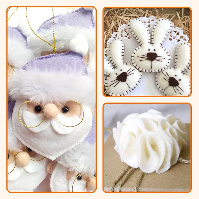 HTVRONT White Felt Sheets for Crafts - Image 4