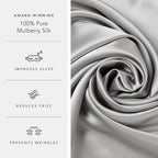 Fishers Finery 25mm 100% Pure Mulberry Silk Pillowcase - Image 5