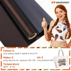 WRAPXPERT Metallic Brown HTV Heat Transfer Vinyl Roll, Heat Press Vinyl - Image 2