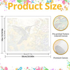 Hummingbird Paint by Numbers for Adult, Hummingbird Paint by Numbers Kit for - Image 3