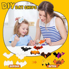 40Pcs Bats Halloween Wooden Slices Ornaments Paintable Blank Natural Bat - Image 3