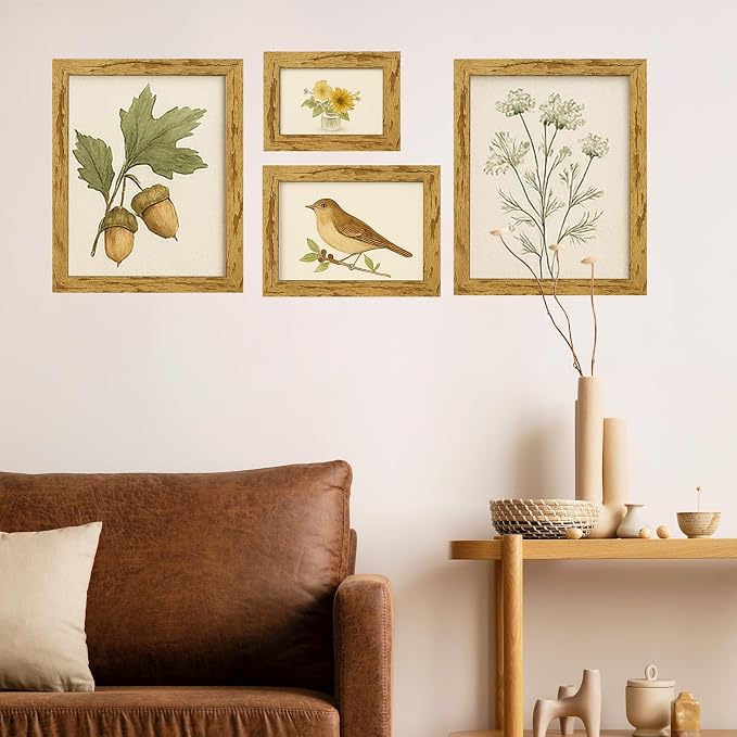 puthiac 11x14 Rustic Farmhouse Picture Frame, Natural Pine, 1 Pack | Distressed - Image 7