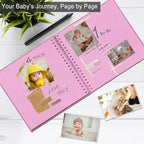 DIY Scrapbook Album 7x7 Inch, Hardcover Kraft Paper Scrap Book Photo Album - Image 3