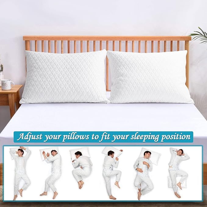 KEYOOHOME Shredded Memory Foam Pillows - Image 7