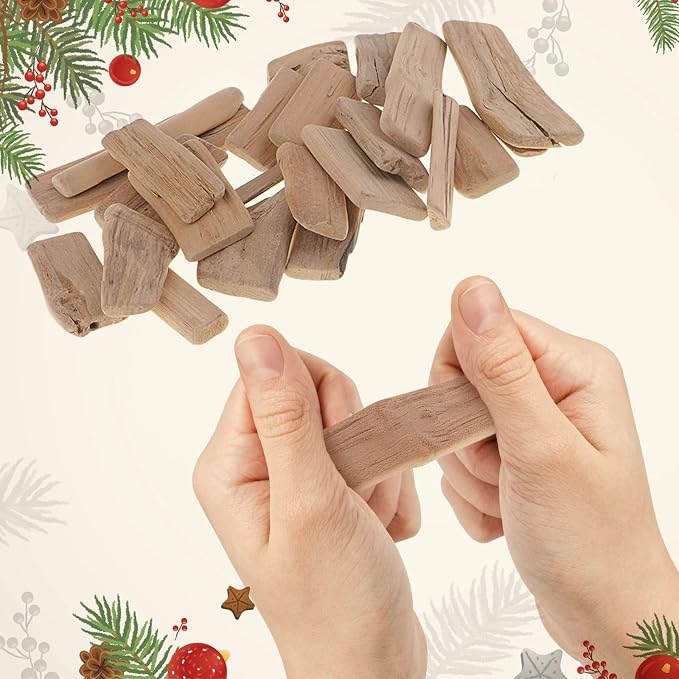 Harilla Natural Driftwood Craft, 250g/Bag Christmas Ornaments DIY Crafts - Image 6
