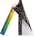HTVRONT Leopard Heat Transfer Vinyl, 12in x 8ft Leopard Printed Iron on Vinyl by HTVRONT