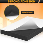 MYFAMIREA 4 PCS Adhesive Foam Padding Sheets Closed Cell Self Adhesive Sticky - Image 4