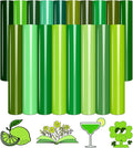 Tintnut Green Heat Transfer Vinyl, 18 Sheets 12×10in Iron on Vinyl | Vibrant by Tintnut