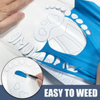 Puff Heat Transfer Vinyl, Wash No Fade, Easy Cut & Weed, Iron/Heat Press - Image 5
